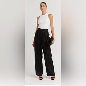Norah Black Linen Pant by Dissh - 8 US